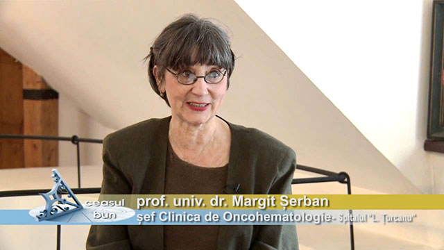 Prof. univ. dr. Margit Serban, seful Centrului de Transplant Medular din Timisoara
